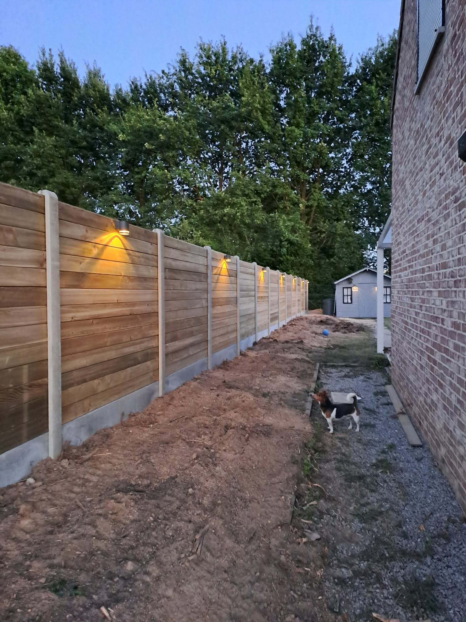 Houten schutsels geplaatst door Lamon Hekwerk, voorbeeld 6 van 6